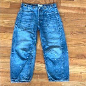 We The Free moxie barrel Jeans denim 28